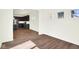 Spacious living room with hardwood floors and large windows at 3687 Thomas Jefferson Ct, Westfield, IN 46074