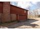 Angle of house and garage featuring brick exterior at 3810 Springfield Overlook St, Indianapolis, IN 46234