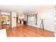 Open layout with a living area that flows into the kitchen for easy entertaining at 5924 Elaine St, Indianapolis, IN 46224