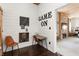 Fun game room area with board games, a small desk, and stylish decor at 7116 Grandview Rd, Columbus, IN 47201