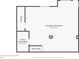 Floor plan featuring a finished basement with a storage room and an unfinished utility room at 7370 Chestnut Hills Blvd, Indianapolis, IN 46278