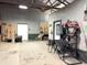 Inside the barn, saddles and tools are neatly arranged, highlighting its functionality at 9615 N County Road 150 E Rd, Pittsboro, IN 46167