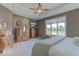 A well lit and spacious bedroom suite with large windows and two dressers at 9615 N County Road 150 E Rd, Pittsboro, IN 46167
