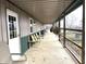The porch showcases seating arrangements, offering a welcoming and relaxing outdoor space at 9615 N County Road 150 E Rd, Pittsboro, IN 46167