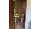 Modest bathroom featuring a vintage sink and toilet at 9704 Porter Dr, Avon, IN 46123