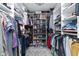 Organized walk-in closet with ample shelving, hanging space, and shoe storage at 1020 W Riverview Dr, Anderson, IN 46011