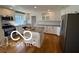 This kitchen features a center island, stainless appliances, and ample storage space at 15237 Citation Rd, Carmel, IN 46032