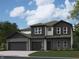 Beautiful two-story home featuring a brick facade, three-car garage, and manicured lawn at 2710 Nampa Dr, Whitestown, IN 46075
