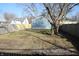 Backyard featuring a new fence, a mature shade tree, and a well-manicured lawn at 2908 N Colorado Ave, Indianapolis, IN 46218