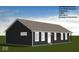 Well-designed house with neutral siding, a covered porch, and a simple, elegant form at 306 Hamilton St, Fortville, IN 46040