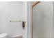 Bathroom featuring a shower, toilet, and towel rack at 3125 Anniston Dr, Indianapolis, IN 46227