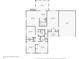 Main floorplan showing kitchen, living room, bedrooms, bathrooms, and garage at 3125 Anniston Dr, Indianapolis, IN 46227