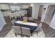 Open-concept dining room with table, chairs, and decor at 3406 E 20Th St, Indianapolis, IN 46218