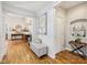 The entryway leads into the dining room and the kitchen at 4215 Heyward Pl, Indianapolis, IN 46250