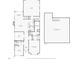 Detailed floor plan showcasing layout of living spaces, bedrooms, kitchen, garage, and unfinished basement at 4215 Heyward Pl, Indianapolis, IN 46250