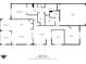 Detailed floor plan showcasing the layout of a 2,136 sq ft home, including kitchen, living room, bedrooms, and garage at 5115 Baltustrol Dr, Avon, IN 46123