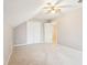Bedroom with carpet flooring, ceiling fan, and closet at 520 Denny Dr, Mooresville, IN 46158