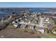 Neighborhood aerial view of homes on large lots near a lake at 7675 Winding Lake S Dr, Noblesville, IN 46062