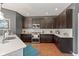 Gourmet kitchen featuring stainless steel appliances, white subway tile backsplash, and white countertops at 7675 Winding Lake S Dr, Noblesville, IN 46062