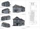 3D renderings illustrating front and rear perspectives, plus isometric views, offering a comprehensive view of the property at 924 N Oakland Ave, Indianapolis, IN 46201