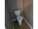 Neutral-toned bathroom featuring a standard white toilet with tile floors and clean, painted walls at 9808 Worthington Blvd, Fishers, IN 46038