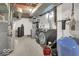 Unfinished basement with washer and dryer, water softener, exposed ducts and utilities at 120 E Beechwood Ln, Indianapolis, IN 46227