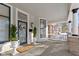 Inviting front porch with decorative wreath, potted greenery, and stylish accents create a welcoming entrance at 1471 N Delaware St, Indianapolis, IN 46202