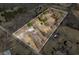 Expansive aerial view shows home with a large lot surrounded by mature trees at 2305 Bill Smith Rd, Martinsville, IN 46151