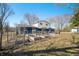 Backyard with raised garden beds, open space and plenty of room for outdoor activities at 2305 Bill Smith Rd, Martinsville, IN 46151