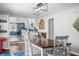 Inviting dining area offering seamless transition into the modernized kitchen and cozy spaces at 2305 Bill Smith Rd, Martinsville, IN 46151