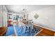 Bright and airy dining room with open layout leading to the kitchen area at 2305 Bill Smith Rd, Martinsville, IN 46151