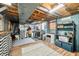 Well-lit laundry room featuring modern washer and dryer, storage shelves, and stylish decor at 2305 Bill Smith Rd, Martinsville, IN 46151