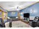 Inviting living room with comfortable seating, and attractive decor at 2387 Bill Smith Rd, Martinsville, IN 46151