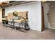 Unfinished basement with a chop saw and materials, offering customization potential at 2389 Bill Smith Rd, Martinsville, IN 46151