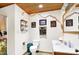 Bathroom with natural light and rustic decor at 2389 Bill Smith Rd, Martinsville, IN 46151