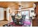 Dining room featuring a wood table, and access to the kitchen at 2389 Bill Smith Rd, Martinsville, IN 46151