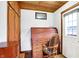 Home office with wood desk and storage at 2389 Bill Smith Rd, Martinsville, IN 46151