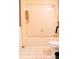 View of a bathtub shower combo with the toilet and the bathroom floor at 2449 Chaseway Ne Ct # Blk B, Indianapolis, IN 46268