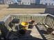 Fenced backyard with a wood deck area, a grill, and an assortment of pots at 2625 Kilgobbin Cres, Brownsburg, IN 46112