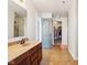 Bathroom vanity with great storage. Closet and shower just a few steps away at 3132 W Meadowbend Dr, Monrovia, IN 46157