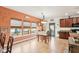 Cozy dining area with tiled floors, natural light, and access to the outdoors, perfect for everyday living at 3132 W Meadowbend Dr, Monrovia, IN 46157