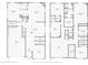 Detailed floor plans showcasing the full home layout including living spaces, bedrooms, and attached garage at 3132 W Meadowbend Dr, Monrovia, IN 46157