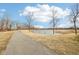 Scenic view of a serene pond, offering a tranquil escape and a beautiful natural setting at 3132 W Meadowbend Dr, Monrovia, IN 46157