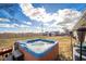 Hot tub on a large property with plenty of space and privacy at 323 Norris Dr, Anderson, IN 46013