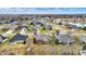 An aerial view of houses with a well-maintained yard at 3801 S Cedar Creek Ln, New Palestine, IN 46163