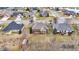 An aerial view of houses with a well-maintained yard at 3801 S Cedar Creek Ln, New Palestine, IN 46163