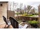 Enjoy the outdoors from this private patio seating area at 3840 Knollton Rd # A, Indianapolis, IN 46228