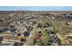 An aerial view showcasing the neighborhood including many apartments, schools, and community activities at 5935 Compton St, Indianapolis, IN 46220
