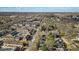 An aerial view showcasing the neighborhood including many apartments, schools, and community activities at 5935 Compton St, Indianapolis, IN 46220