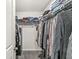 A walk-in closet with plenty of space for clothes, shoes, and storage at 6713 Cardiff Dr, McCordsville, IN 46055